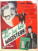 Får jag lov magistern! 1947 movie poster Stig Järrel Ulla Sallert Katie Rolfsen Börje Larsson Dance Find more: Large poster