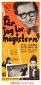 Får jag lov magistern! 1947 movie poster Stig Järrel Ulla Sallert Katie Rolfsen Börje Larsson Dance