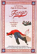 Fargo 1996 poster William H Macy Frances McDormand Steve Buscemi Peter Stormare Joel Ethan Coen Kultfilmer Konstaffischer Poliser