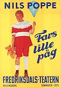 Fars lille påg 1975 poster Nils Poppe Find more: Fredriksdalsteatern