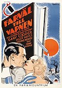 A Farewell to Arms 1932 movie poster Gary Cooper Helen Hayes Writer: Ernest Hemingway