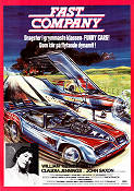 Fast Company 1979 movie poster William Smith Claudia Jennings John Saxon David Cronenberg Cars and racing Sports