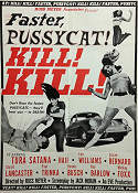 Faster Pussycat Kill Kill 1965 movie poster Lori Williams Russ Meyer