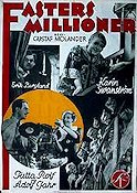 Fasters millioner 1934 movie poster Tutta Rolf Erik Berglund