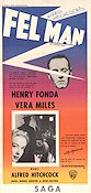 The Wrong Man 1957 movie poster Henry Fonda Vera Miles Alfred Hitchcock