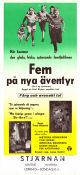De 5 og spionerne 1969 movie poster Lone Thielke Mads Rahbek Niels Kibenich Katrine Hedman Writer: Enid Blyton Denmark Kids