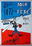 Jour de Fete 1949 movie poster Guy Decomble Paul Frankeur Santa Relli Jacques Tati Bikes