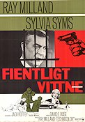 Hostile Witness 1969 movie poster Sylvia Syms Felix Aylmer Ray Milland