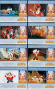 Fievel Goes West 1991 lobby card set Don Bluth Animation