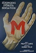 M Eine Stadt sucht einen Mörder 1931 movie poster Peter Lorre Fritz Lang