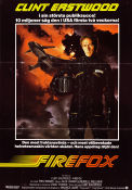 Firefox 1982 movie poster Freddie Jones David Huffman Clint Eastwood Planes