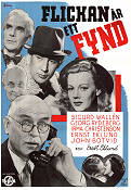 Flickan är ett fynd 1940 movie poster Sigurd Wallén Georg Rydeberg Irma Christenson John Botvid Ernst Eklund Telephones Eric Rohman art