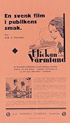 Flickan från Värmland 1931 movie poster Greta Anjou Erik A Petschler