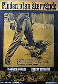 River of No Return 1954 movie poster Marilyn Monroe Robert Mitchum Otto Preminger