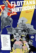 Flottans muntergökar 1955 movie poster Stig Järrel Åke Söderblom