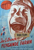 Riding on Air 1938 movie poster Joe E Brown Sky diving