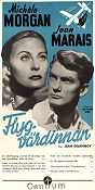 Aux yeux du souvenir 1948 movie poster Michele Morgan Jean Marais Jean Delannoy Planes