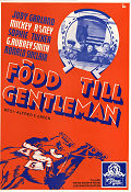 Född till gentleman 1937 poster Mickey Rooney Judy Garland Sophie Tucker Alfred E Green