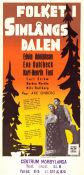 Folket i Simlångsdalen 1947 movie poster Karl-Henrik Fant Eva Dahlbeck Edvin Adolphson Åke Ohberg Mountains