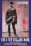 For a Few Dollars More 1966 movie poster Clint Eastwood Lee Van Cleef Gian Maria Volonté Sergio Leone