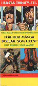 För hur många dollar som helst 1972 poster Tomas Milian Gregg Palmer Janet Ågren Giulio Petroni