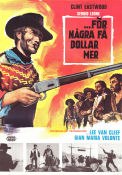 For a Few Dollars More 1965 movie poster Clint Eastwood Lee Van Cleef Gian Maria Volonté Sergio Leone