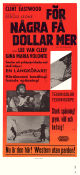 For a Few Dollars More 1965 poster Clint Eastwood Sergio Leone