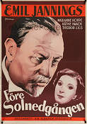 Före solnedgången 1937 poster Emil Jannings Paul Wagner Marianne Hoppe Veit Harlan