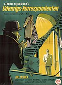Foreign Correspondent 1940 movie poster Joel McCrea Laraine Day Herbert Marshall Alfred Hitchcock Eric Rohman art