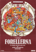 Forellerna 1978 poster Héctor Alterio Juan Amigo Ofelia Angélica José Luis Garcia Sanchez Fiskar och hajar Spanien Mat och dryck