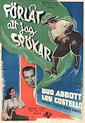 The Time of Their Lives 1946 movie poster Abbott and Costello Bud Abbott Lou Costello Marjorie Reynolds