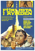 Marooned 1969 movie poster Gregory Peck Richard Crenna David Janssen John Sturges Spaceships