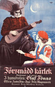 Försmådd Kärlek 1920 poster Olaf Fönss Aase Winsnes Oda Rostrup Fritz Magnussen Danmark