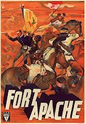Fort Apache 1948 movie poster John Wayne John Ford