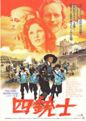 The Four Musketeers 1974 movie poster Michael York Raquel Welch Oliver Reed Richard Lester