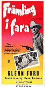 Främling i fara 1955 poster Glenn Ford Frank Lovejoy Ursula Thiess William Castle