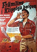 Främling i klippiga bergen 1957 poster Dirk Bogarde Stanley Baker Michael Craig Ralph Thomas Berg