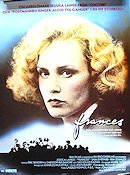 Frances 1982 movie poster Jessica Lange Frances Farmer