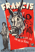 Francis 1950 movie poster Donald O´Connor Patricia Medina Arthur Lubin Horses
