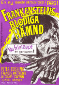 The Revenge of Frankenstein 1958 movie poster Peter Cushing Francis Matthews Eunice Gayson Terence Fisher Production: Hammer Films