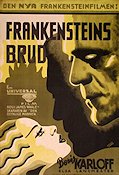 The Bride of Frankenstein 1936 movie poster Boris Karloff Elsa Lanchester Find more: Frankenstein