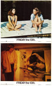 Friday the 13th 1980 lobby card set Betsy Palmer Adrienne King Sean S Cunningham