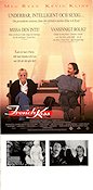 French Kiss 1995 poster Meg Ryan Kevin Kline Timothy Hutton Lawrence Kasdan Romantik