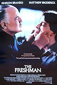 The Freshman 1990 poster Marlon Brando Matthew Broderick Bruno Kirby Andrew Bergman