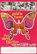 Butterflies Are Free 1972 movie poster Goldie Hawn Edward Albert Eileen Heckart Milton Katselas
