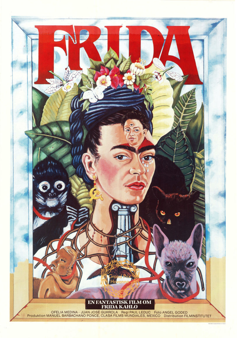 Frida 2002 movie poster Salma Hayek Alfred Molina Julie Taymor Find more: Frida Kahlo Artistic posters