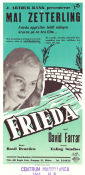 Frieda 1947 movie poster David Farrar Glynis Johns Mai Zetterling Basil Dearden Bridges