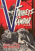 Edge of Darkness 1943 movie poster Errol Flynn Ann Sheridan Find more: Nazi Norway