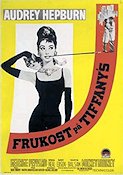 Breakfast at Tiffany´s 1961 movie poster Audrey Hepburn Blake Edwards