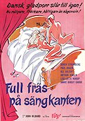 Full fräs på sängkanten 1975 movie poster John Hilbard Denmark